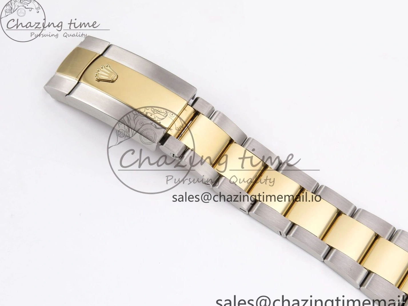 MiroTime 1229 DateJust 41 126333 EWEF Best Edition YG Diamonds Dial on SS YG Oyster Bracelet A Minimalist 973